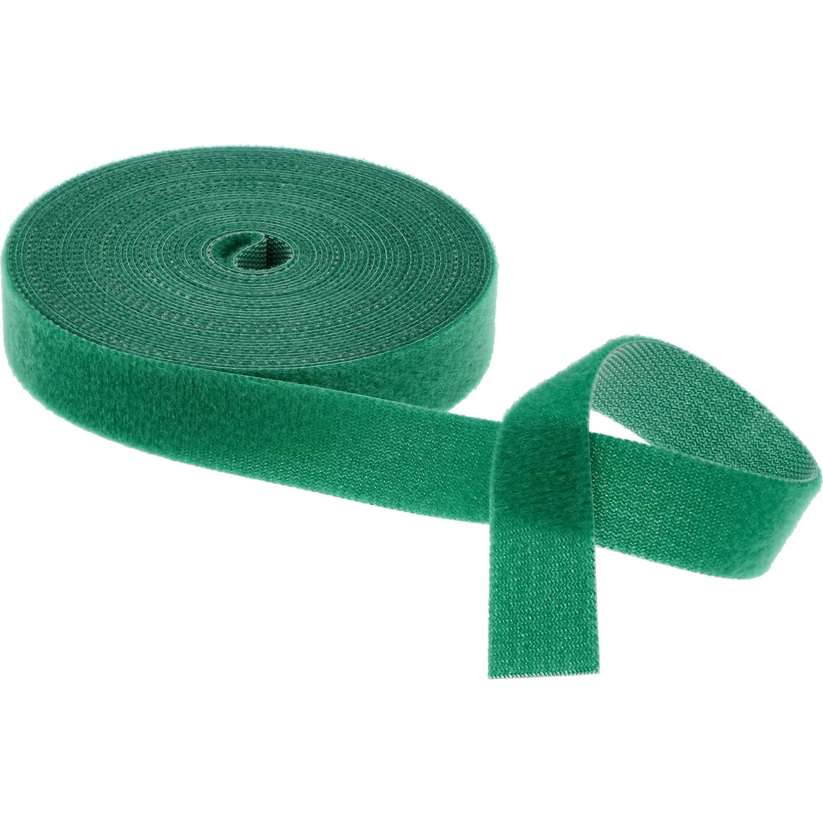 Velcro tipo augalų tvirtinimo juosta, 5 m ilgio, lanksti ir tvirta, naudinga sodininkystei ir augalų stabilizavimui.