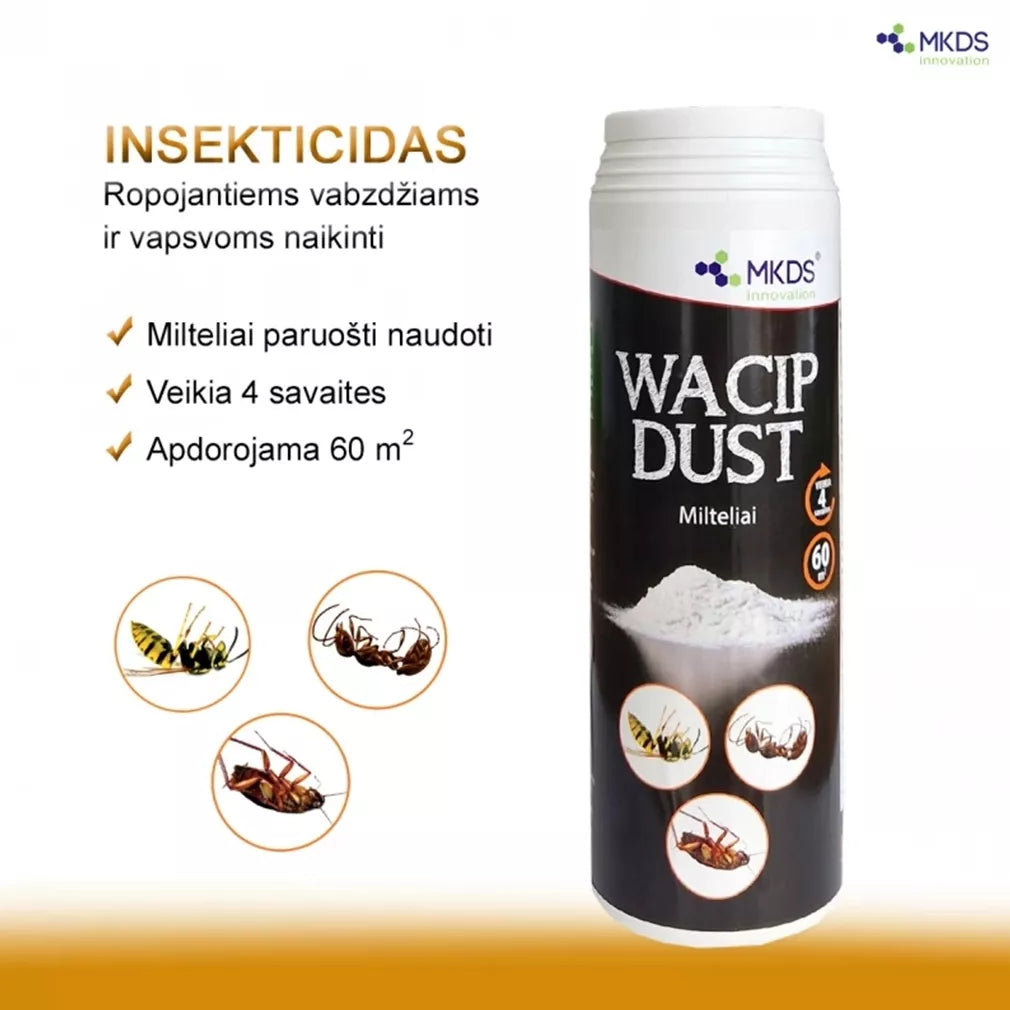 WACIP DUST pulber roomavatele putukatele ja herilastele, 500 g