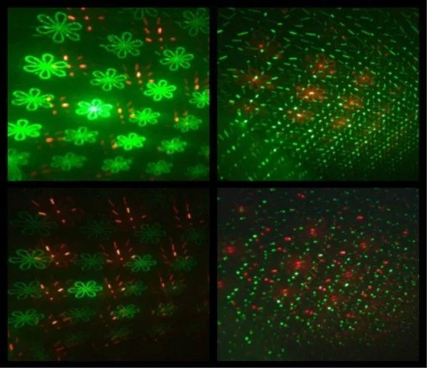 Roheline + punane värviline laserprojektor laser