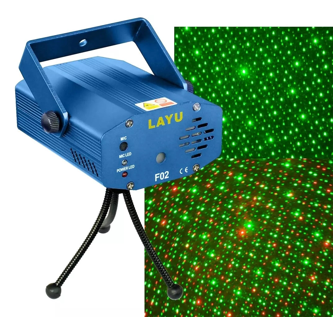 Roheline + punane värviline laserprojektor laser